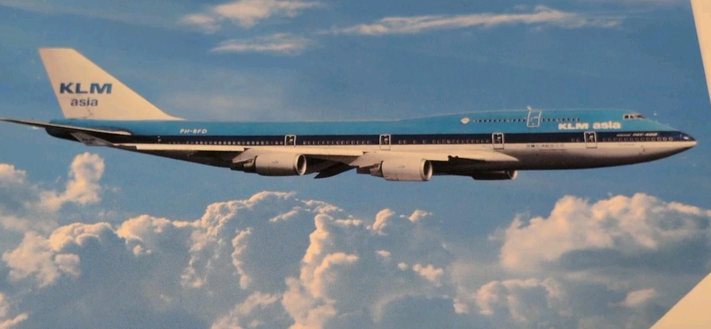 Herpa Wings KLM Asia Boeing 747-400 1:500-city of Dubai 511223 Old