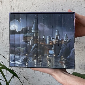 HP Foreedge painting famous book set, art, foreedge, watercolour, acrylic, Harry Pottery
