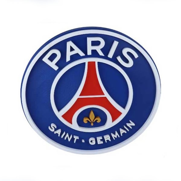 Paris Saint-Germain Logo 3D Printed | Ligue 1 Logo