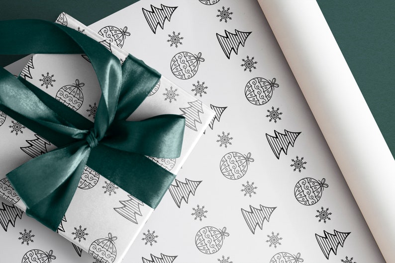 Printable Christmas Holiday Gift Wrapper | Print Your Own | DIY ...
