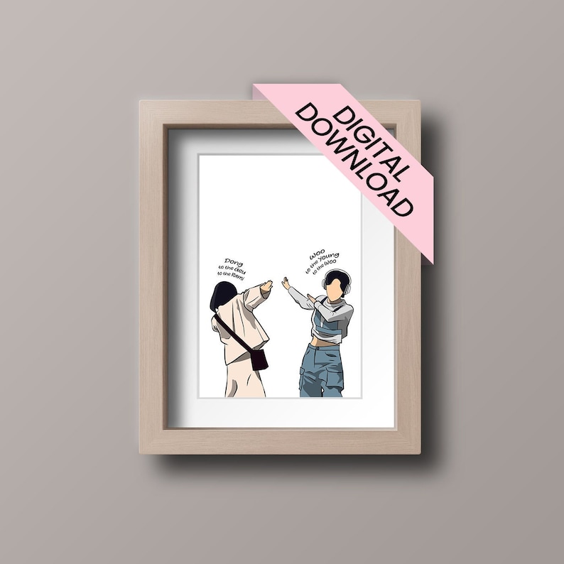 Extraordinary Attorney Woo Best Friends Printable Minimalist Etsy