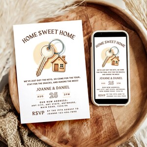 Home Sweet Home Housewarming Invite New Home Invitation Templates House Party Invite Instant Download Digital Invitation