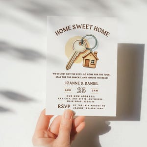 Home Sweet Home Housewarming Invite New Home Invitation Templates House Party Invite Instant Download Digital Invitation
