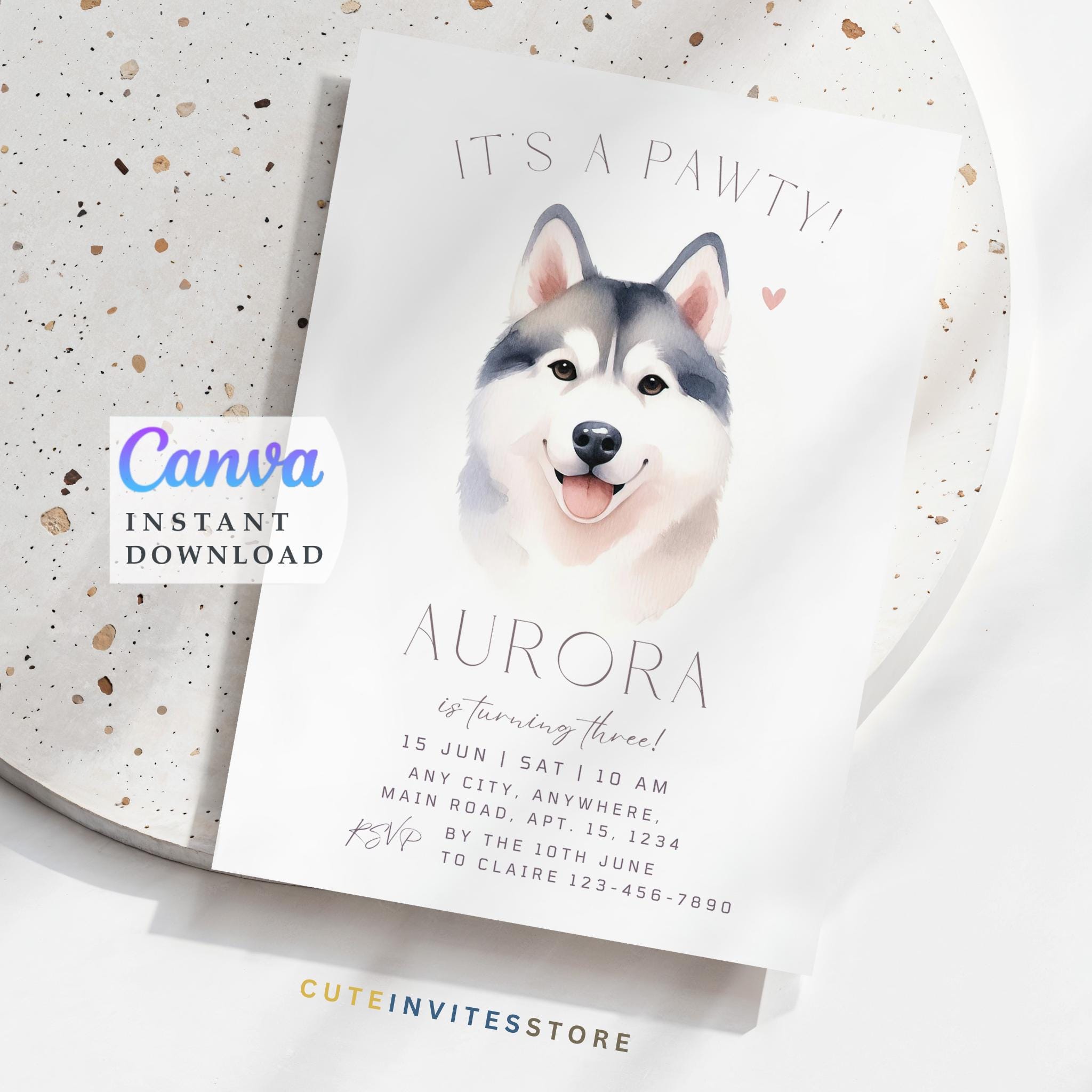 Husky Themed Party