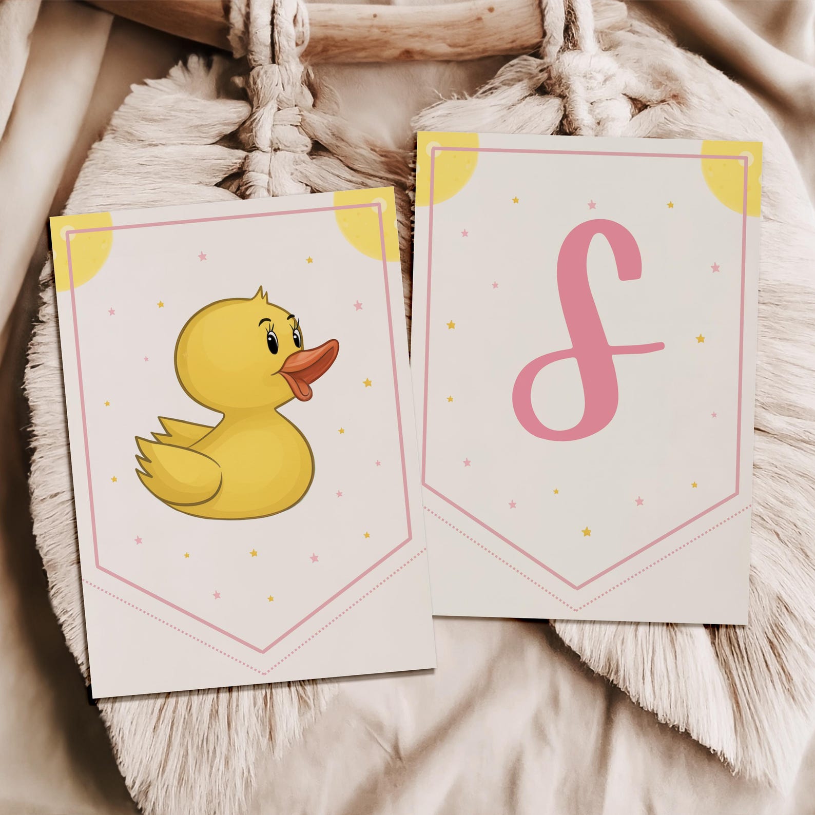 Rubber Duck Banner Birthday Party Decor Rubber Duck Garland DIY ...