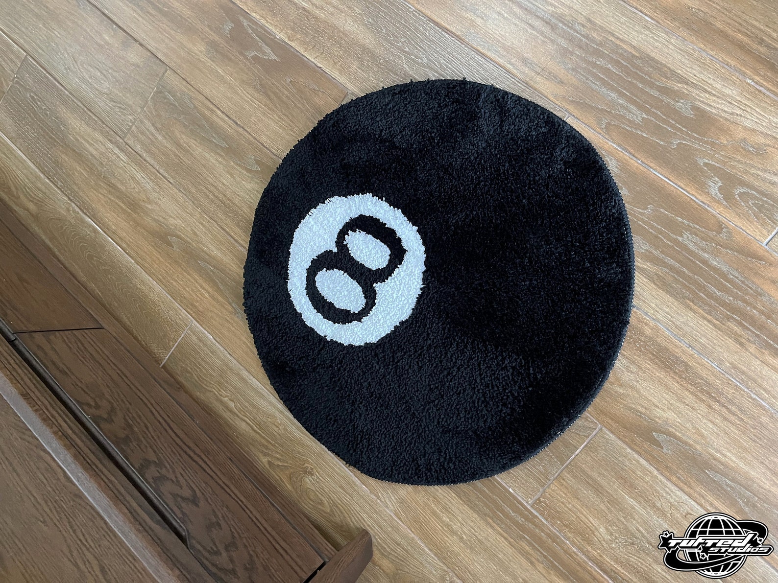 Tufted 8 Ball Rug Custom Rug Handmade Tufted Rug Area Rug Etsy