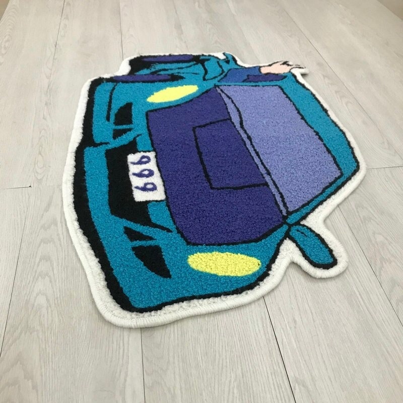 Tufted Juice WRLD Car Rug Anime Rug Custom Rug Handmade Etsy UK