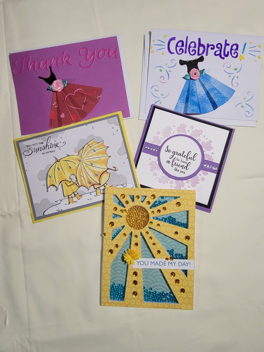 Handmade Any Occasion Cards-blank Inside - Etsy