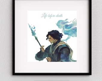 Póster Kaladin Stormblessed | Brandon Sanderson art print| The way of kings | Cosmere art | Stormlight archive art print | Words of radiance