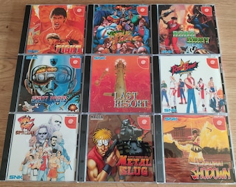 Dreamcast: Neo-Geo CD conversions - Metal Slug, Last Resort, Real Bout Fatal Fury Special, Samurai Shodown, Double Dragon - Sega Dreamcast