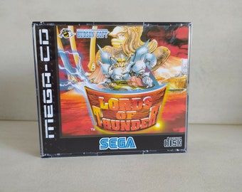 Replacement case and disc Lords of Thunder Pal Sega Mega CD repro Mega-CD Pal