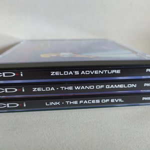 Zelda Trilogy Philips CD-I repro ZELDA CDI Faces of Evil Wand of Gamelon Zelda's Adventure image 3