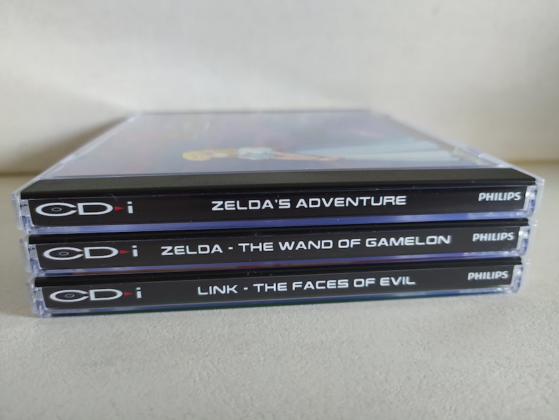 Zelda Trilogy Philips CD-I repro ZELDA CDI Faces of Evil Wand of Gamelon Zelda's Adventure image 3