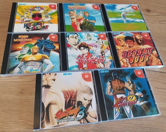 Dreamcast: Neo-Geo CD conversions - Sengoku League Bowling 3 Count Bout Art of Fighting Fatal Fury 3 Neo Turf Masters - Box and disc
