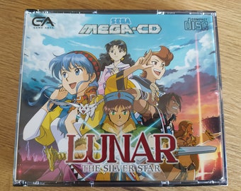 Lunar Silver Star Sega Mega-CD PAL EURO version - Repro Conversion Lunar case and disc