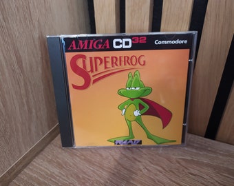 Superfrog Amiga CD32 Ersatzhüllen und Amiga CD 32 Commodore Disc