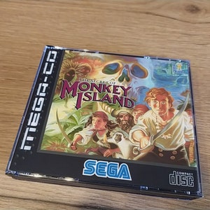 Monkey Island Sega Mega-CD-Version PAL EURO Conversion Repro Das Geheimnis von Monkey Island