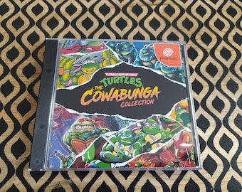 TMNT Cowabunga Collection DREAMCAST Turtles in time Hyperstone Heist Turtles Tournament Fifghters ... compilation region-free Ninja Turtles