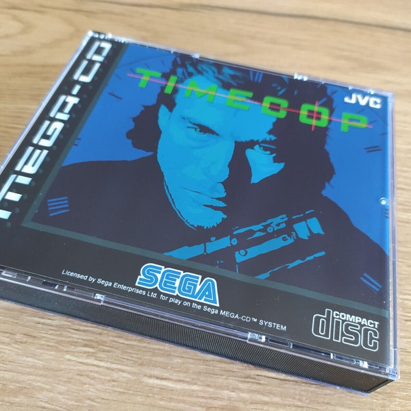 Timecop Sega Mega CD Pal (Unreleased) Sega Mega-CD Pal Time Cop case and disc