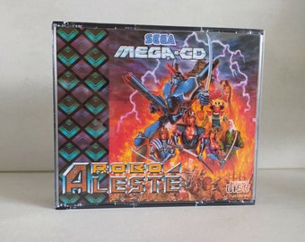 Boitier de remplacement et disque Robo Aleste Pal Sega Mega CD repro Mega-CD Pal Denin Aleste