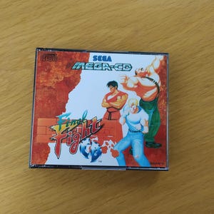 Ersatzhülle und CD Final Fight CD Pal Sega Mega CD Repro Mega-CD Pal
