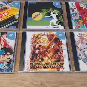 Sega Dreamcast Compilations region free - Power Stone Doom Virtua Tennis Crzay Taxi CVS MVC Street Fighter Ikaruga Zero Gunner 2 Border Down