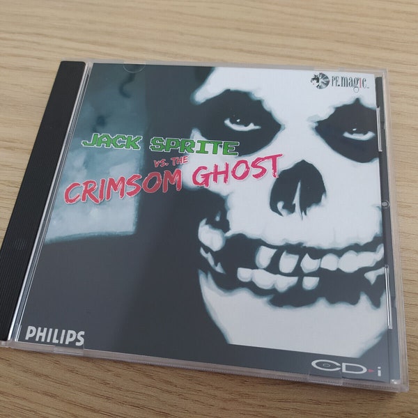 Jack Sprite vs the Crimsom Ghost CD-I repro replacement case and Philips CDI disc