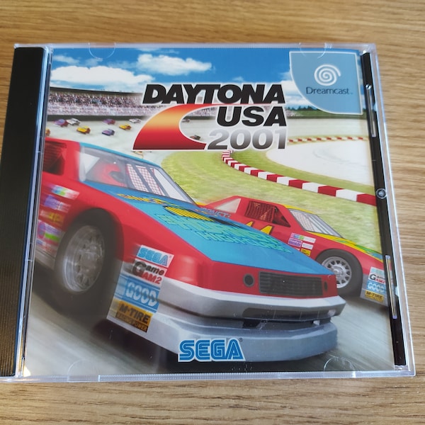 Sega DREAMCAST Replacement case and disc DAYTONA USA 2001