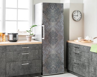 Fridge Door Sticker, Refrigerator Decal, Vinyl Wrap, Self Adhesive Kitchen Decor