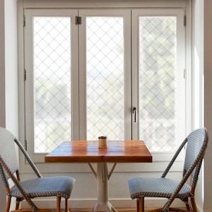 Cubes Privacy Window Film, Matte Sandblasting Glass Film