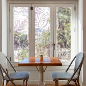 Dekorative violette Fensterfolie, Sichtschutzfolie, Fensterfolie, Sichtschutzfolie, Sichtschutzfolie für Zuhause, Büro, Zuhause