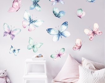 Butterfly Wall Decals: Removable Vinyl Stickers for Nursery Decor