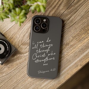 Custom Bible Verse Phone Case, Handwritten Scripture Design, Personalized Christian Gift