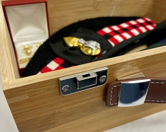 Engraved Parade/Memorabilia Box for UK Military Army, Royal Navy & RAF