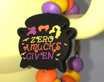 Zero Amucks Given Witches Halloween Stanley Tumbler Cup Charm | Tumbler Accessories | Tumbler Handle Cup Charm | Bag Backpack Purse Tag