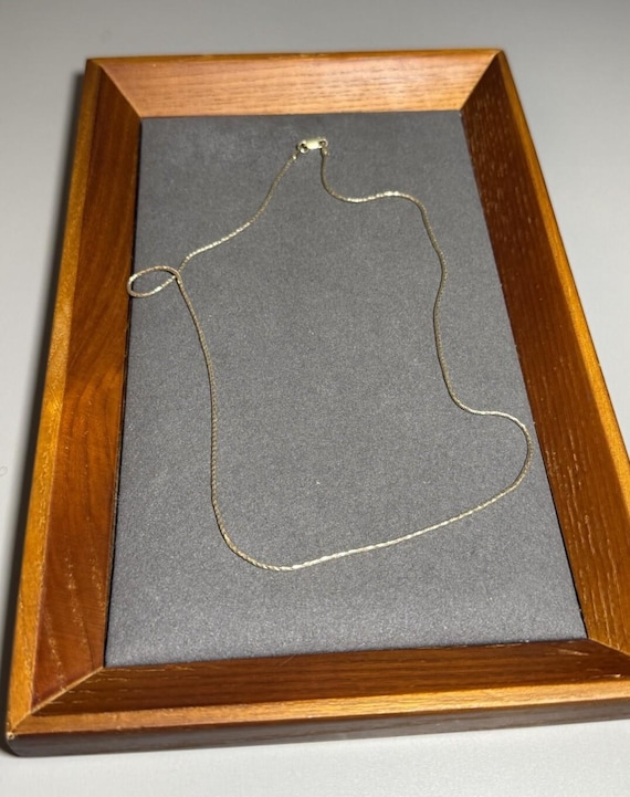 9ct Gold Plated Sterling Silver 925 Chain by TGGC Collar Length Fine Jewellery