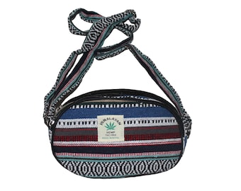 NEW Himalayan Gheri and Hemp Mix Mobile & Money bag with multicolored options