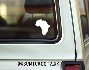 Africa Silhouette | Waterproof Vinyl Sticker