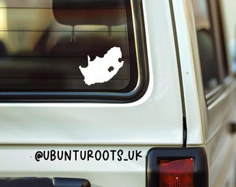 South Africa Silhouette | Waterproof Vinyl Sticker