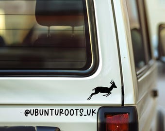 Springbok Silhouette | Waterproof Vinyl Sticker
