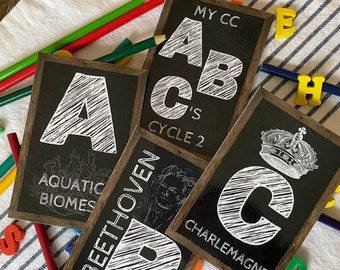 My CC ABC's Cycle 2 Cards