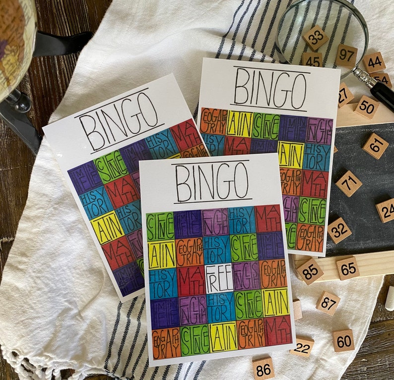 CC Bingo Board Memory Work Review image 1