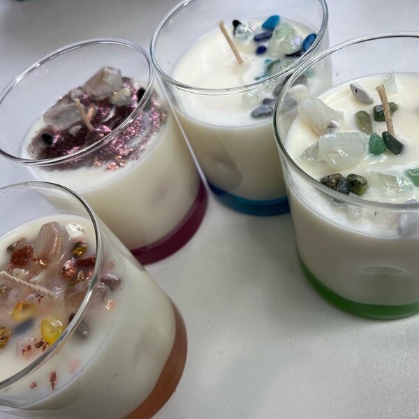 Crystal Candles Etsy Australia