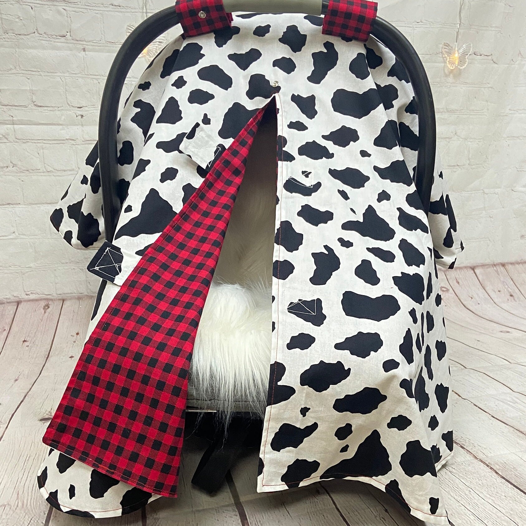 Milk Print Pet Car Seat Cover main image 1