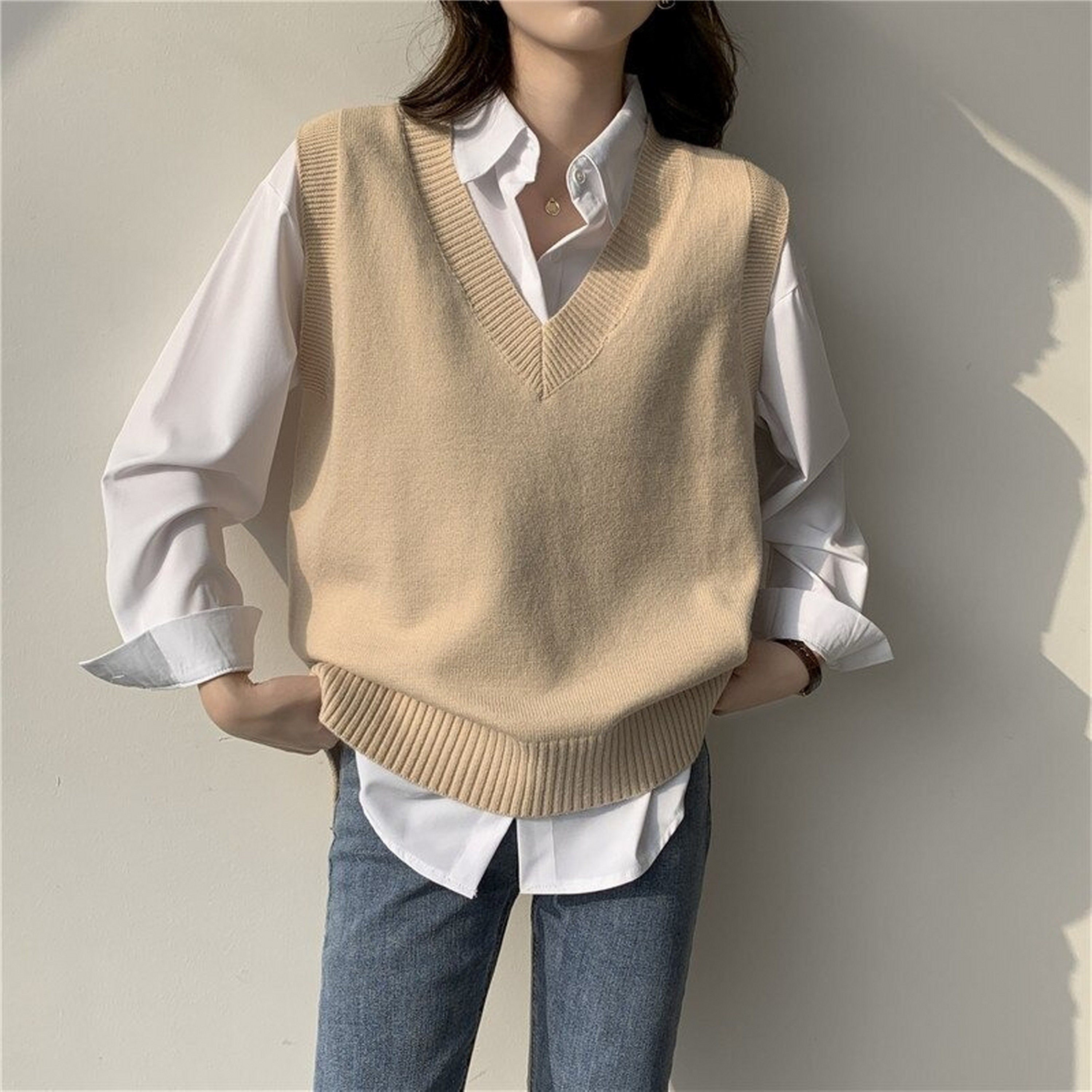 Women Sweater Vest - Etsy Singapore