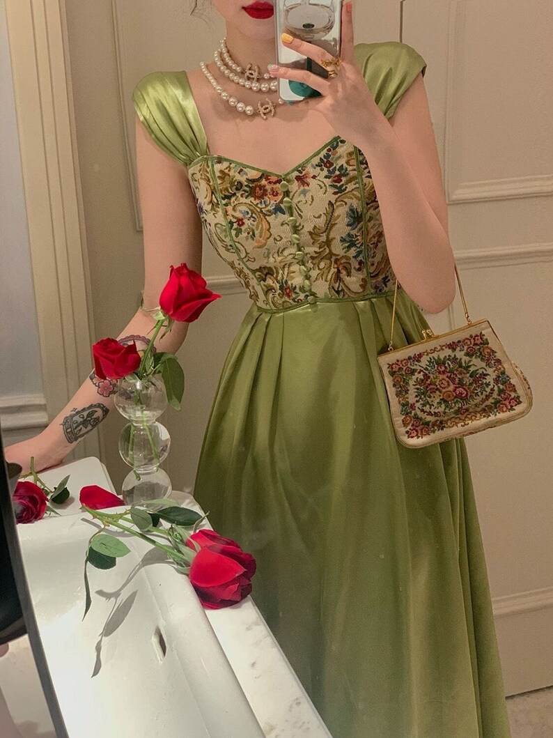 Fairy Dress Green Dress Wedding Dress Formal Dress Cute Dress Etsy
