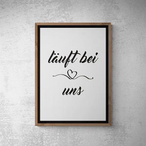 Poster is running on our wall decoration | Digital Valentine&#39;s Day picture | Picture gift couple love | Minimalist saying decoration | Instant download