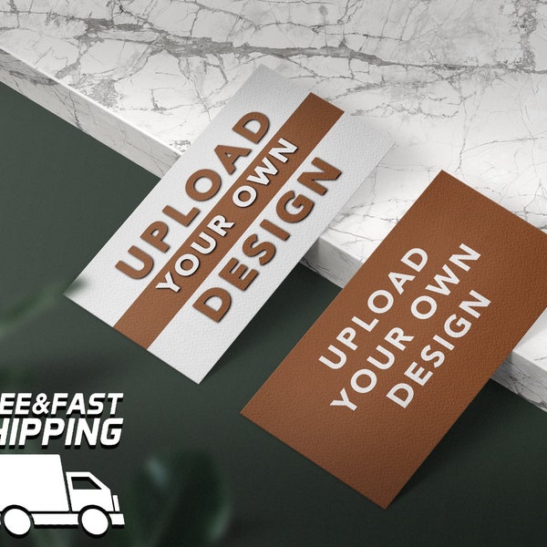 Double Sided Glossy Business Cards Etsy