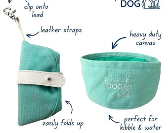 funkBOWL - Portable Waterproof Canvas Pet Bowl