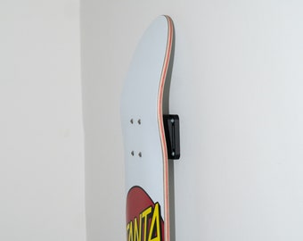 Flow-T Carbon Fiber Floating Deck, Skateboard Wall Mount, Skateboard Hanger, Skate Deck Display, Skateboard Wall Rack